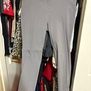 Van Heusen Women's Straight Leg Gray Pants